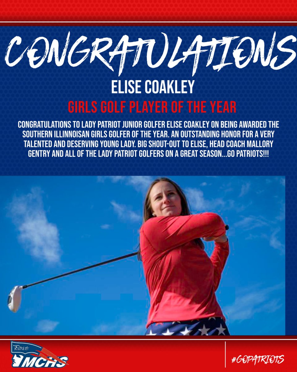 Congratulations Elise, a very well-deserved honor. We are very proud of your accomplishments...GO PATRIOTS!!!