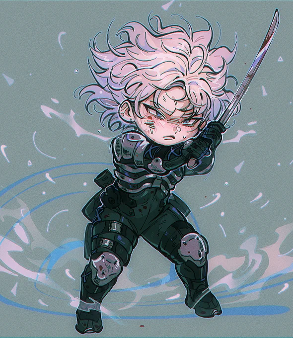 raiden has been on my mind + its fun to overwork tiny drawings 