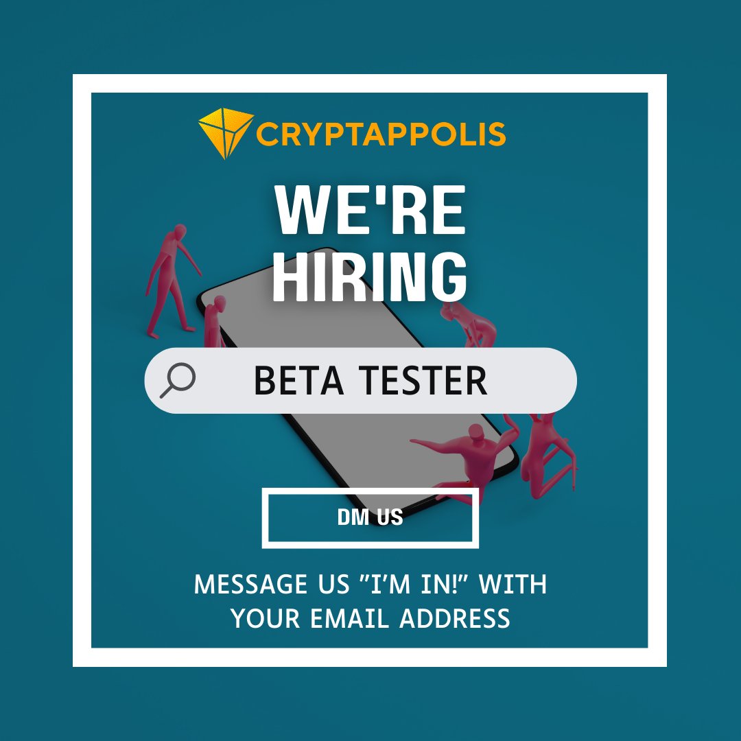 Digital Assets Daily on Twitter "Beta Testers needed for Cryptappolis