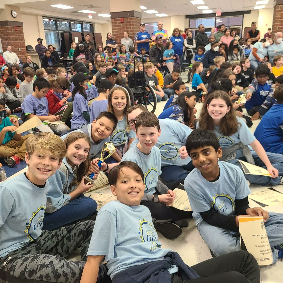 Congrats to our 5th Grade Target Robotics Team! They won the Core Values Award for teamwork at the First Lego League competition today. We are very proud of your hard work! #robotics <a href="/MtnViewES/">Mountain View ES</a> <a href="/CobbAlp/">Cobb ALP</a> <a href="/ReneeGarriss/">Renee Garriss</a> <a href="/mrssherrygreen/">sherry green</a> <a href="/awilson_alp/">Angela Wilson</a> <a href="/kelzwilli/">Kelley Davis</a> <a href="/alibrisse/">Ali Brisse</a> <a href="/MrsRoach4/">Mrs.Roach</a>