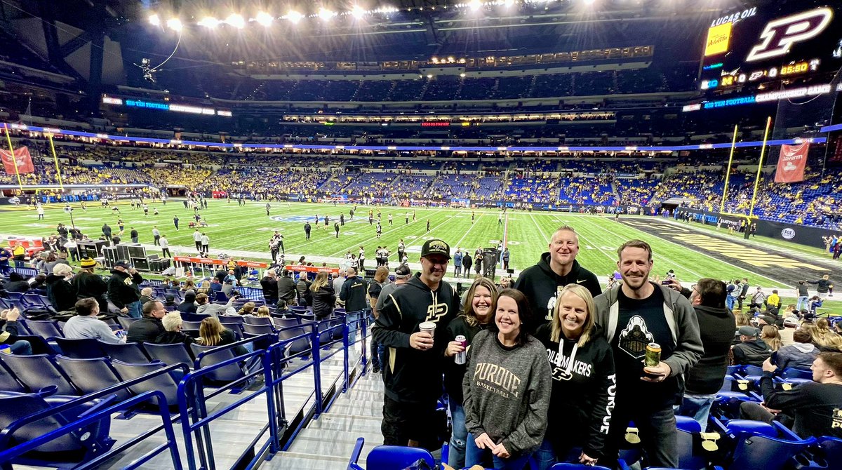 Out with the crew to watch some <a href="/BoilerFootball/">Purdue Football</a> at the @BigTen Championship game…. #BIGFCG #BoilerUp