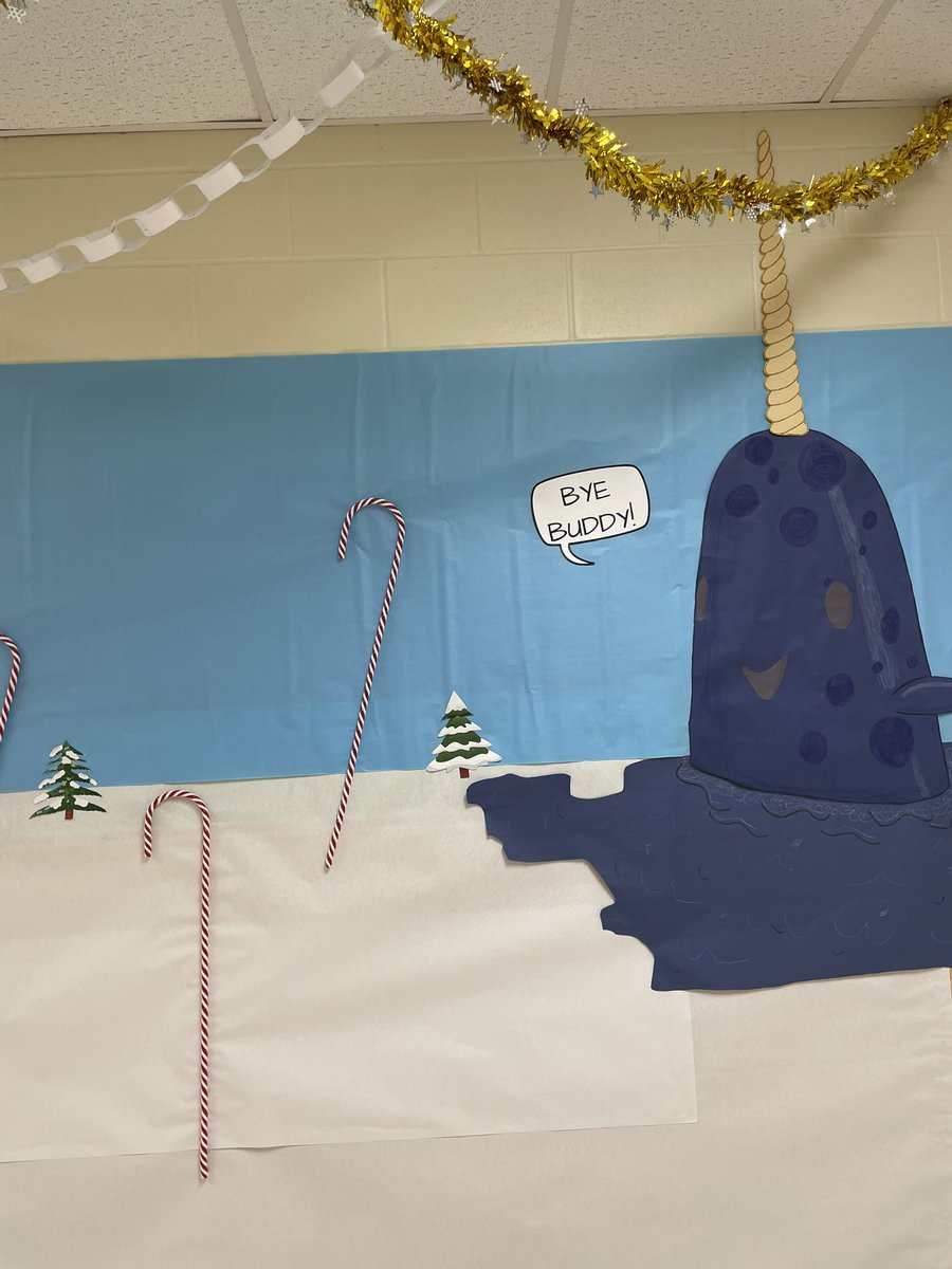 Asavsam's tweet photo. Buddy the Elf is making his way through the @NISDDriggers hallways. https://t.co/dV6HUgNG54