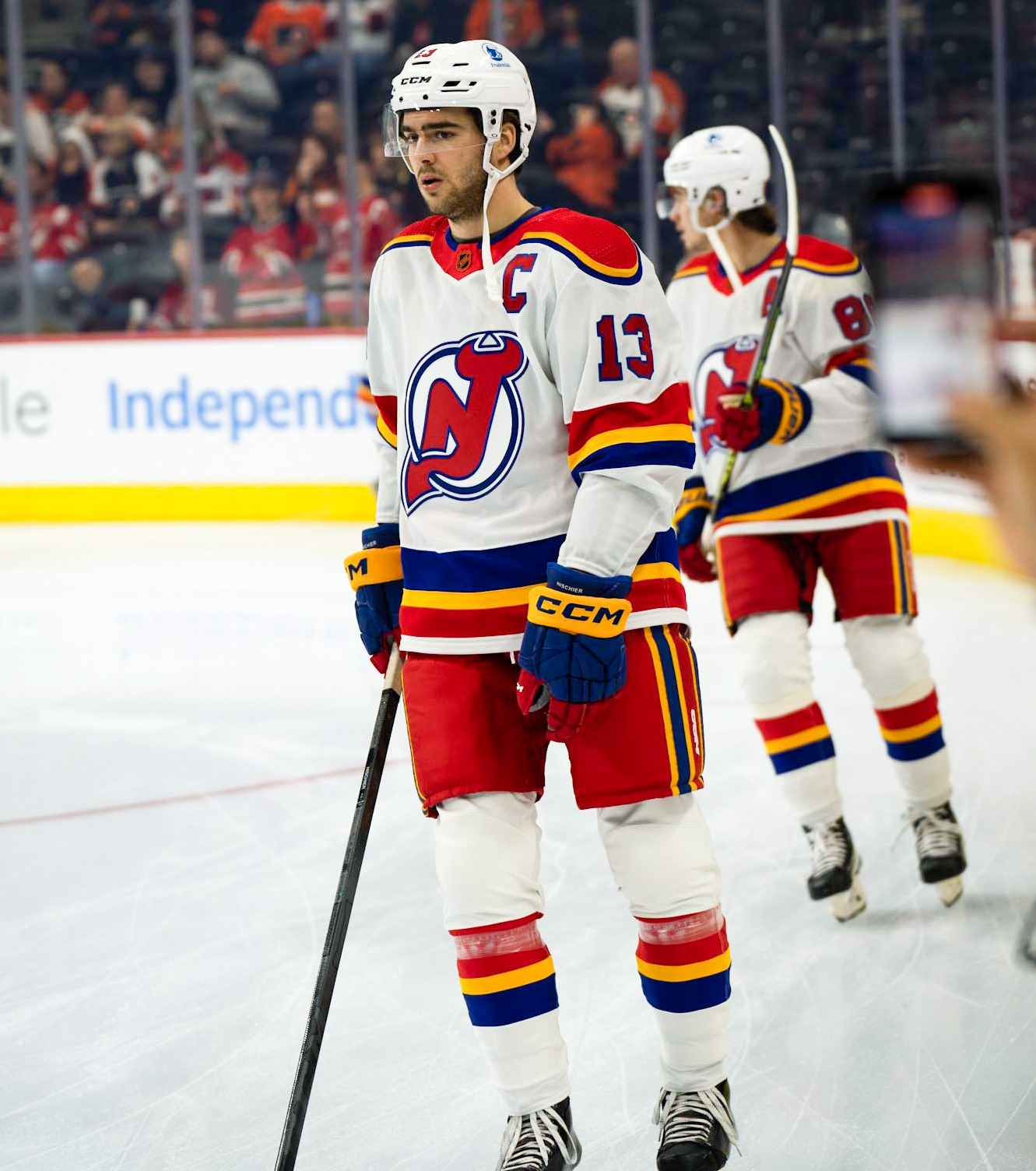 NHL on X: 🗣 We've got another #ReverseRetro debut! This gorgeous design  pays homage the Colorado Rockies NHL franchise (1976-1982) that eventually  relocated to become the @NJDevils. 😍 The threads showcase the