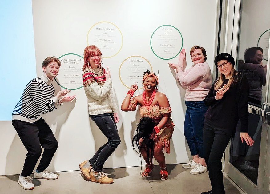 SMuseumstudies's tweet photo. Thank you all who made it to our ICH Showcase openings. The exhibition is still on all next week. Visit the @su_museumstudies gallery at the Warehouse to see it. 

More on the exhibition in our coming posts.
We would appreciate your feedbacks as well
@su_vpa #ichshowcase #museum https://t.co/w9E4FcZRGT