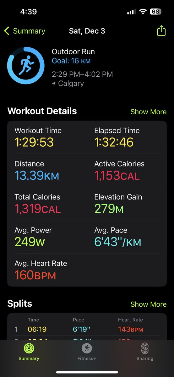 mb_b69's tweet image. Ran the #runcalgary 12k’s of Christmas today.  Picking a hilly, hard packed snow covered course.  At least I had a little elf in my corner cheering me on 🧝🏽