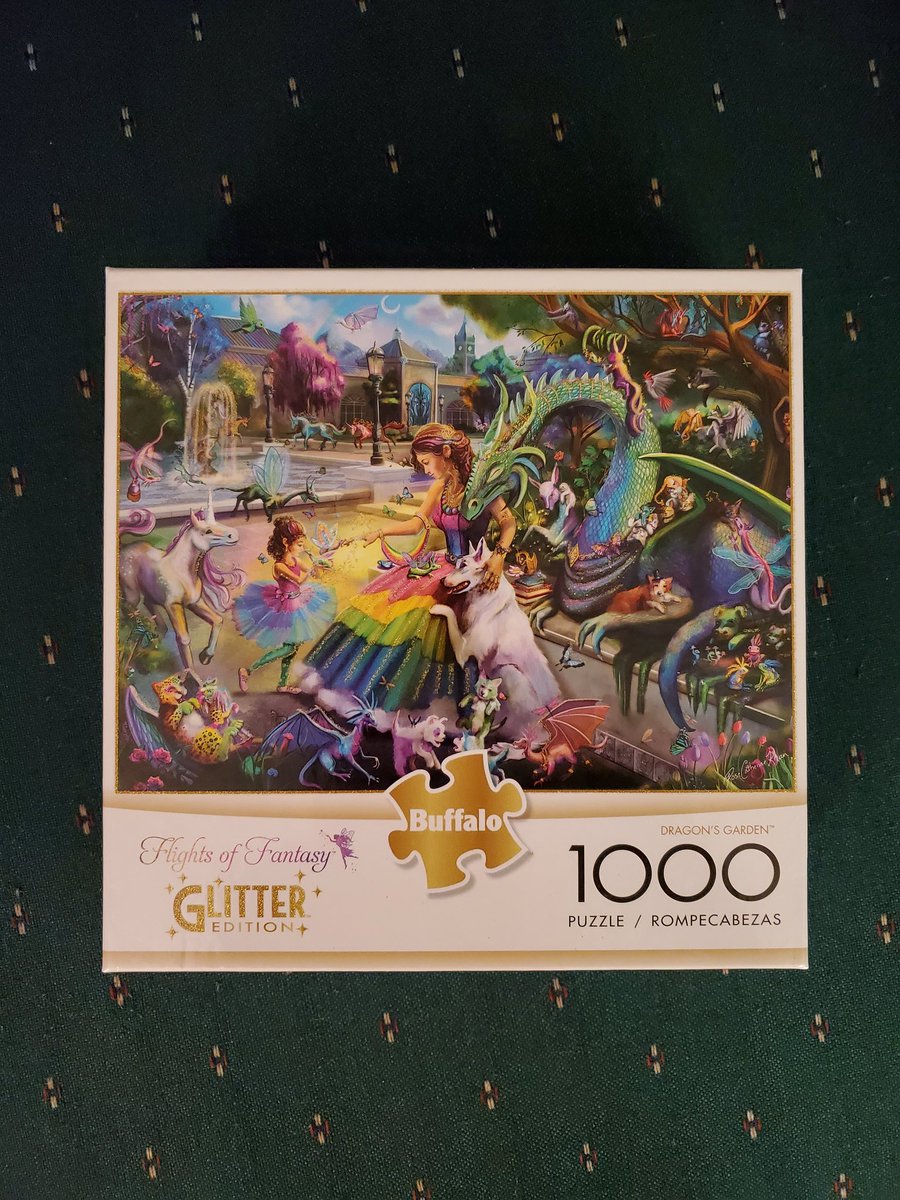 sunshineara5's tweet photo. Found a @rosecatkhan puzzle at target today and had to bring it home! So excited to work on this! 🤩🧩🧚‍♀️ https://t.co/jcOir2TtAO