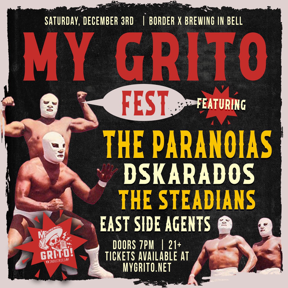 See you guys tonight! Border x Brewing! We play at 9pm.