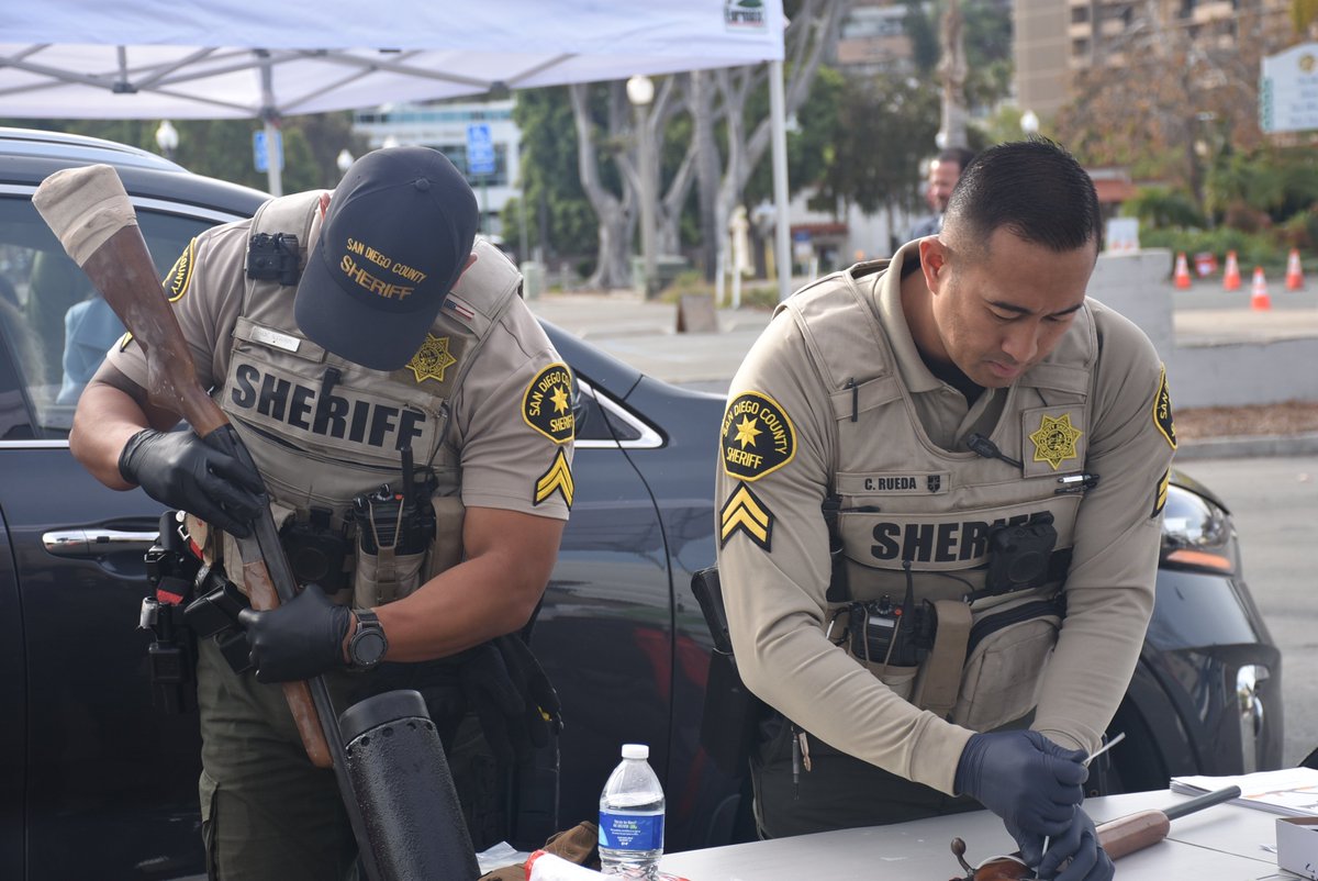 San diego sheriff on twitter keepingyousafe 160 unwanted weapons