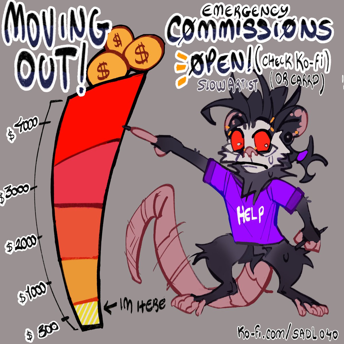 I'm moving out soon and starting fresh and new, and It's pretty expnsive, and I want to be ready.
So I am opening my c0mmi*3ions! check out my fixed post

rt, ❤ and 🗨 always help!