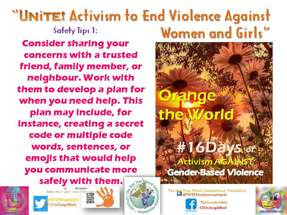 TOTFFunNGO's tweet photo. #BreakTheCircle 🍊 REACH OUT TO LOVED ONES 
#FindSupport
#FindSafety
#SeekHelp
#TalkToTheRightPerson
#StaySafe 
#StayAlive 

#UNiTE! Activism to End Violence Against Women &amp; Girls

#OrangeTheWorld 
#16DaysOfActivismAgainstGBV 
#EndGBVNow 
#EndVAWG 
#EndFemicide 
#EndFGM 
#16Days https://t.co/04B8hmKusw
