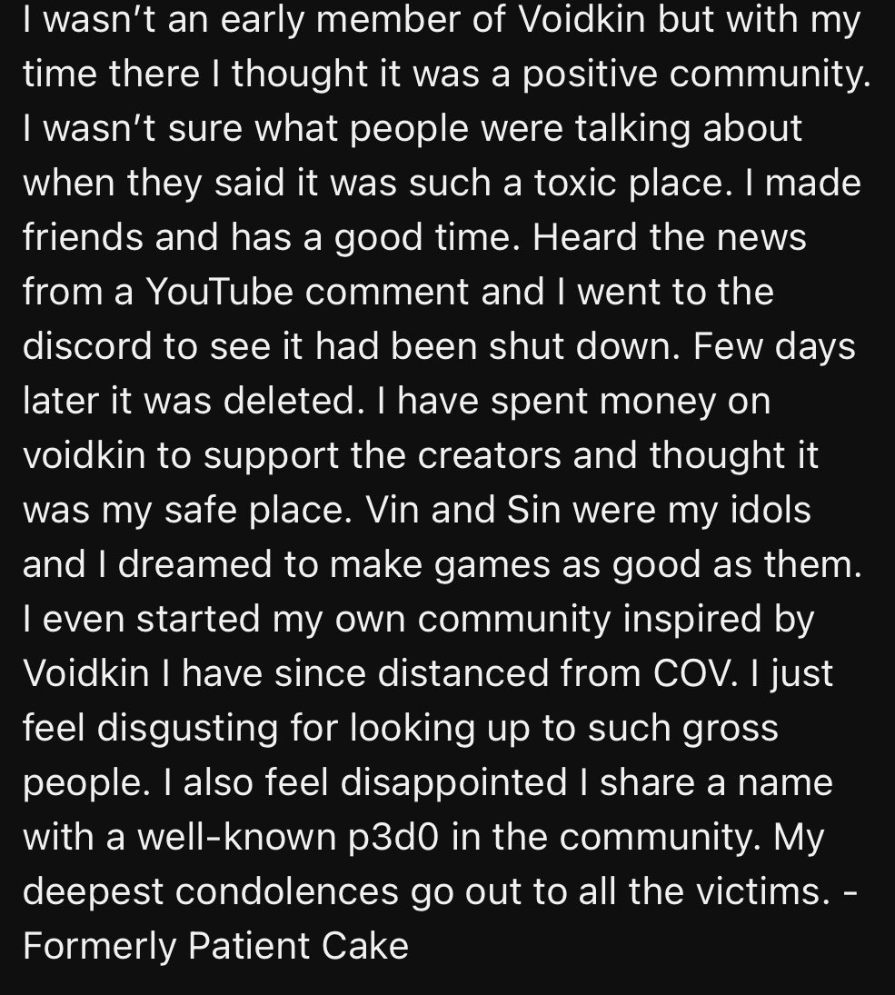 weirdcakes304's tweet photo. My person #voidkin statement since I just have made it #cultofvin #voidkindaycare https://t.co/1ZX7VQ5uAP