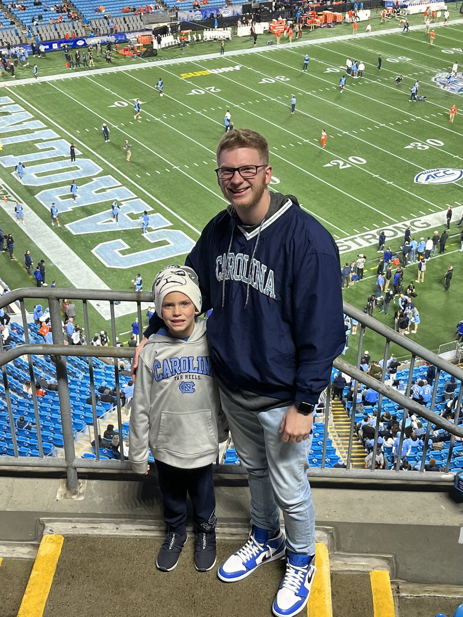 Gotta teach the lil bro to pull for the right team! #ACCFCG