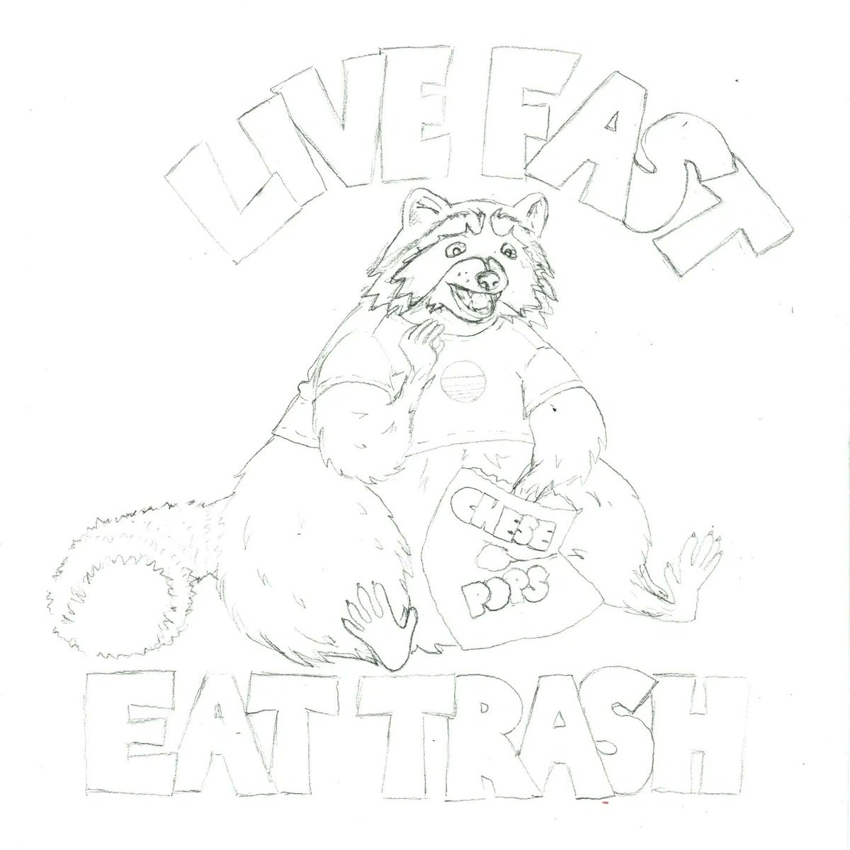 willow_darcy's tweet photo. The penciling and the study of my live fast, eat trash fat raccoon. What's a good hashtag for "Human drawn art?" We should start one. It probably doesn't mean much now but it might at some point.
#fatraccoon #livefastdieyoung #livefasteattrash #wip https://t.co/taG5IJKHLp