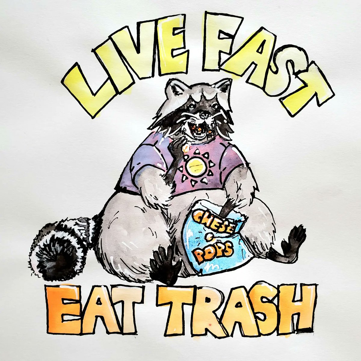 willow_darcy's tweet photo. The penciling and the study of my live fast, eat trash fat raccoon. What's a good hashtag for "Human drawn art?" We should start one. It probably doesn't mean much now but it might at some point.
#fatraccoon #livefastdieyoung #livefasteattrash #wip https://t.co/taG5IJKHLp