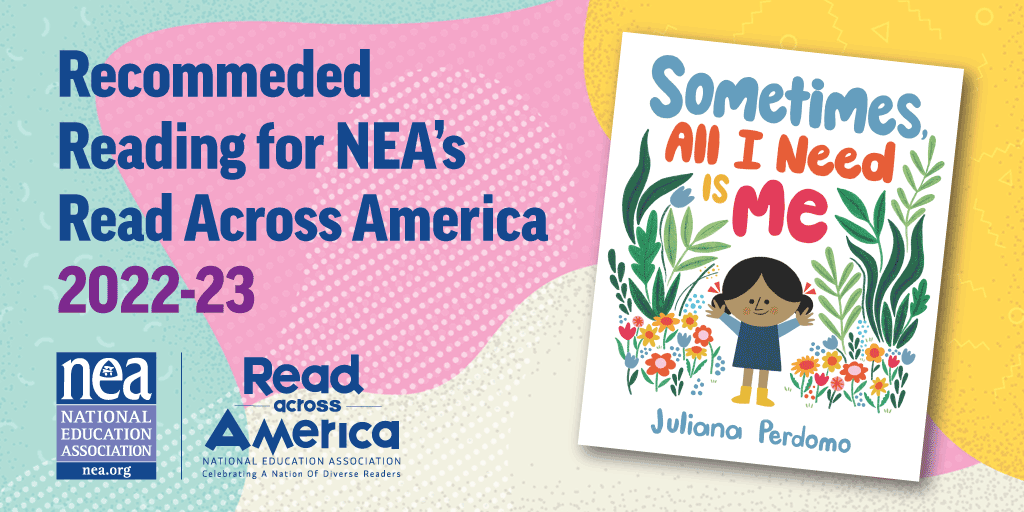 NEAToday's tweet photo. 𝑺𝒐𝒎𝒆𝒕𝒊𝒎𝒆𝒔, 𝑨𝒍𝒍 𝑰 𝑵𝒆𝒆𝒅 𝑰𝒔 𝑴𝒆 / 𝑨 𝒗𝒆𝒄𝒆𝒔, 𝒚𝒐 𝒔𝒐𝒚 𝒕𝒐𝒅𝒐 𝒍𝒐 𝒒𝒖𝒆 𝒏𝒆𝒄𝒆𝒔𝒊𝒕𝒐
Meet the December #ReadAcross America book for elementary level readers: https://t.co/do8NST2Y10 https://t.co/KQElNn12ph