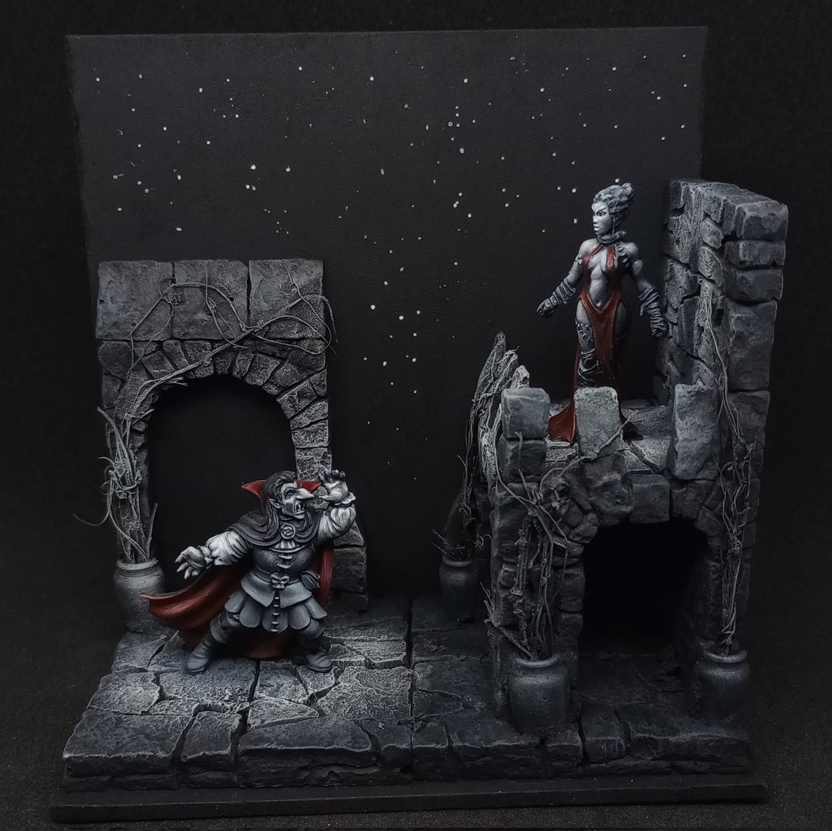 realjedijared's tweet photo. Cyrano de Gothic. "Then let death come! It is I who have conquered you! There is just one thing I dare ask you ...  [just a little bite]." #reaperchallengeleague @reapermini https://t.co/QuXZ0ChfI1