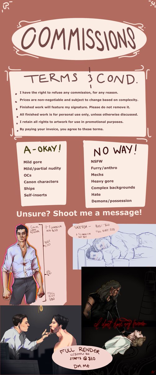 erraticb0ulder's tweet photo. Hey y’all! *knocks on the Twitter enclosure* I’m taking digital comms! Payment via PayPal, but DM me if you have any questions! 

Glad the place ain’t burned down in my absence, although there is the smell of smoke.

#artistsontwitter #ArtCommission #commsopen https://t.co/lFHNMn2Fj9
