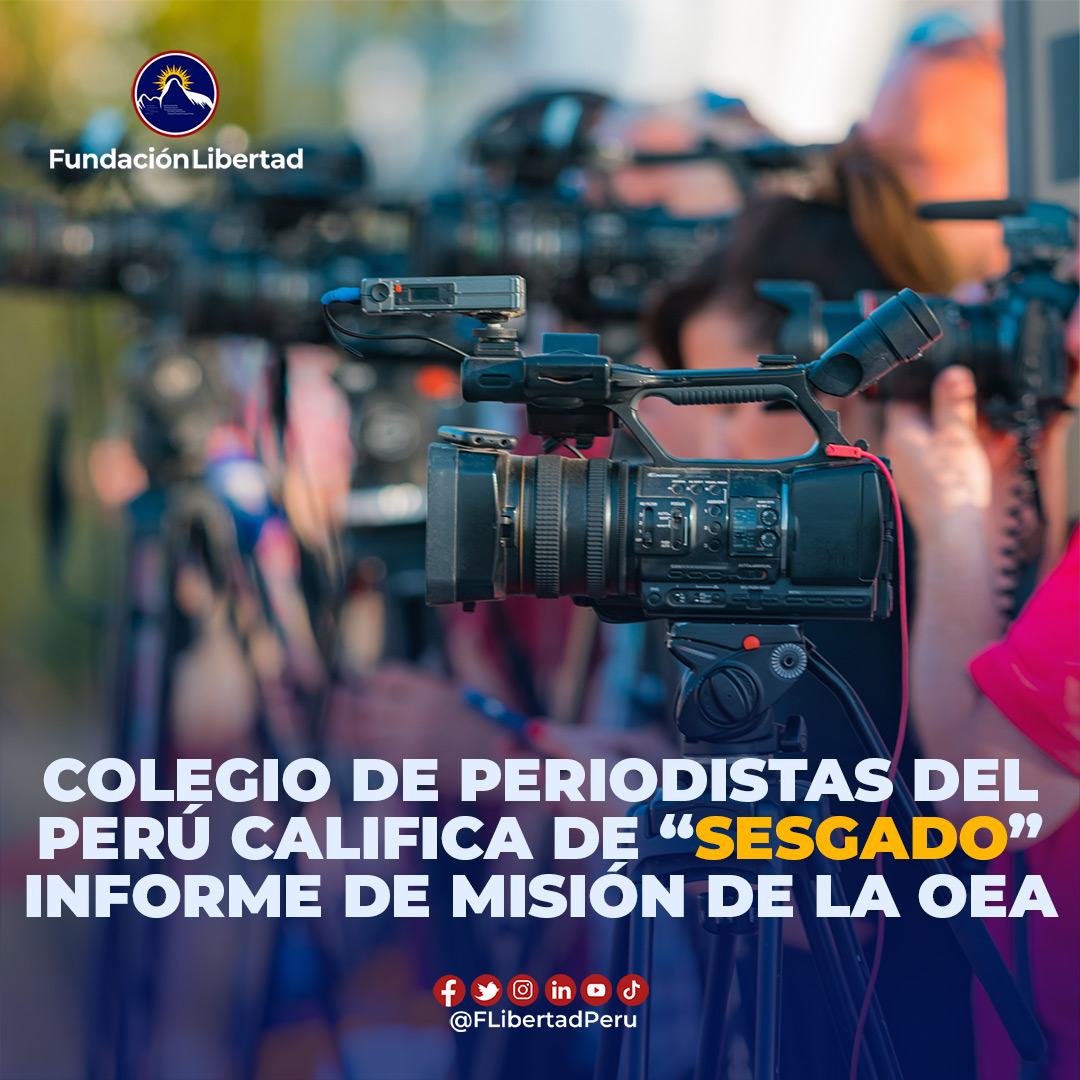 #PRENSA | El Colegio de Periodistas del Perú deploró que el espíritu del informe preliminar presentado ante el Consejo Permanente de la OEA no identifique ninguna amenaza contra la profesión.

#LibertadDePrensa #LibertadDeExpresión #PrensaLatina #Periodistas #Peru Golpe de Estado