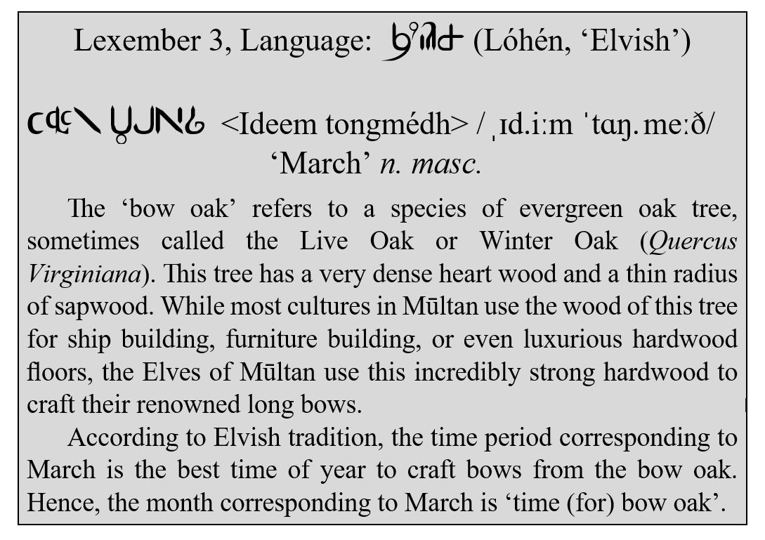 Not only am I posting for #Lexember with the Elvish language I created for C. Intress' fantasy world, but my friend is trying his first #conlang , so here's his first three words in Dwarvish.