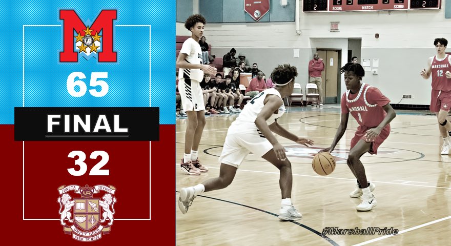 Win #2️⃣ of the season in the book!!  GCM defeats Unity Reed in the 2nd day of the Coaches vs Cancer Statesmen Tip-Off tournament. SR Charlie McDermott &amp; <a href="/CamJones_0/">Cam Jones</a> w/14p &amp; 13p. Marshall moves to 2-1 on the season and will take on Justice next Friday. 

#marshallpride