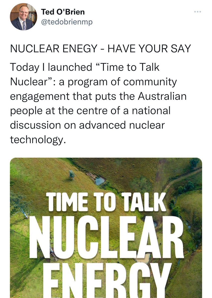 Why was this Qld LNP MP’s “community engagement” about nuclear power set up by a nuclear power lobbying company?

And which Qld suburbs does he plan to put reactors in? ☢️ 

#auspol #qldpol #nuclear #queensland 

theguardian.com/australia-news…?