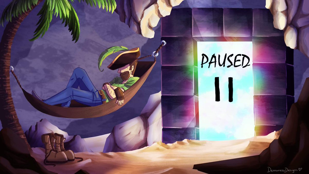 DemonessDesign's tweet photo. Here's a design I made for iskalls stream pause screen! 😊😊  #VaultHunters #VaultHuntersFanart #iskall85 #iskall85Fanart https://t.co/ejTePiWHeL