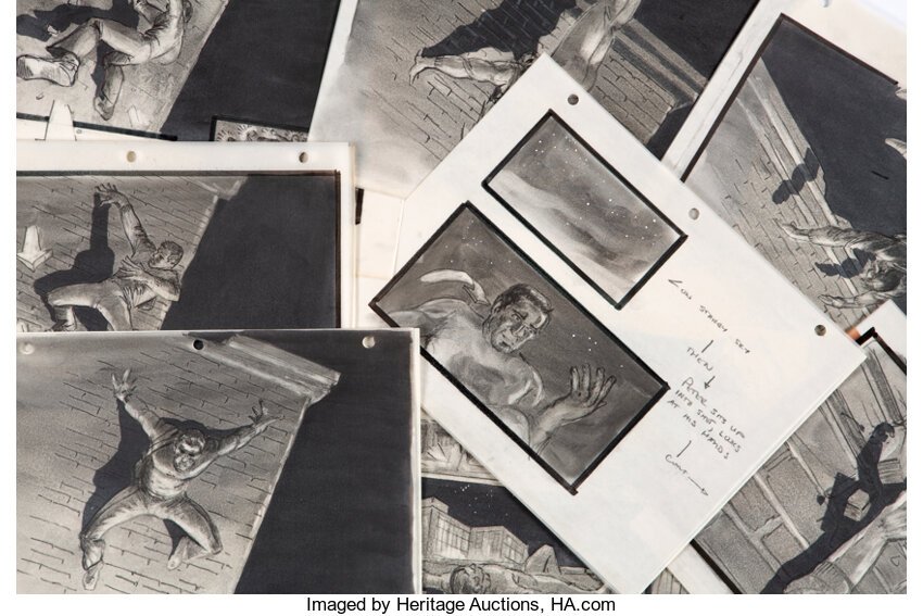 ConyeGeek's tweet photo. Storyboards for Cancelled 1985 Spider-Man Movie
#Spiderman #Unproduced #Storyboard #Marvel #comic https://t.co/zOHTV8gOcU
