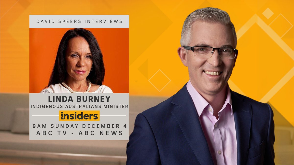 Coming up on the last #Insiders for 2022 with @David_Speers: • 🔎 Indigenous Aus. Minister Linda Burney • 📽️ Huw Parkinson • 📸 David Pope • 😂 Matt Price Moments • 🛋️ Andrew Probyn, Samantha Maiden, Dan Bourchier See you at 9am #auspol