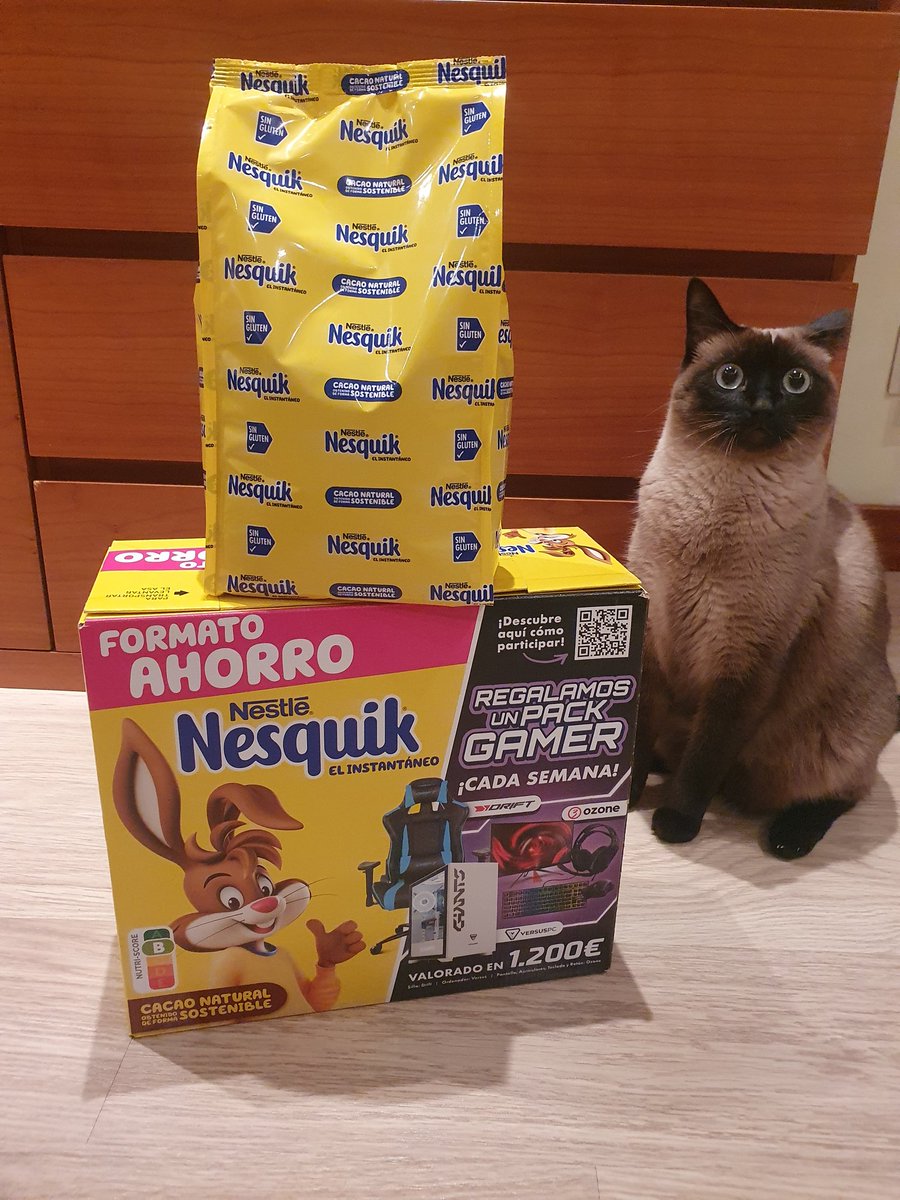 ivanilarraza's tweet photo. @NesquikGaming La cara que pones cuando ves el sorteo de  #PackGamerNesquik y la cara que se te queda si te ha tocado. @NesquikGaming https://t.co/n3ctJOct8k
