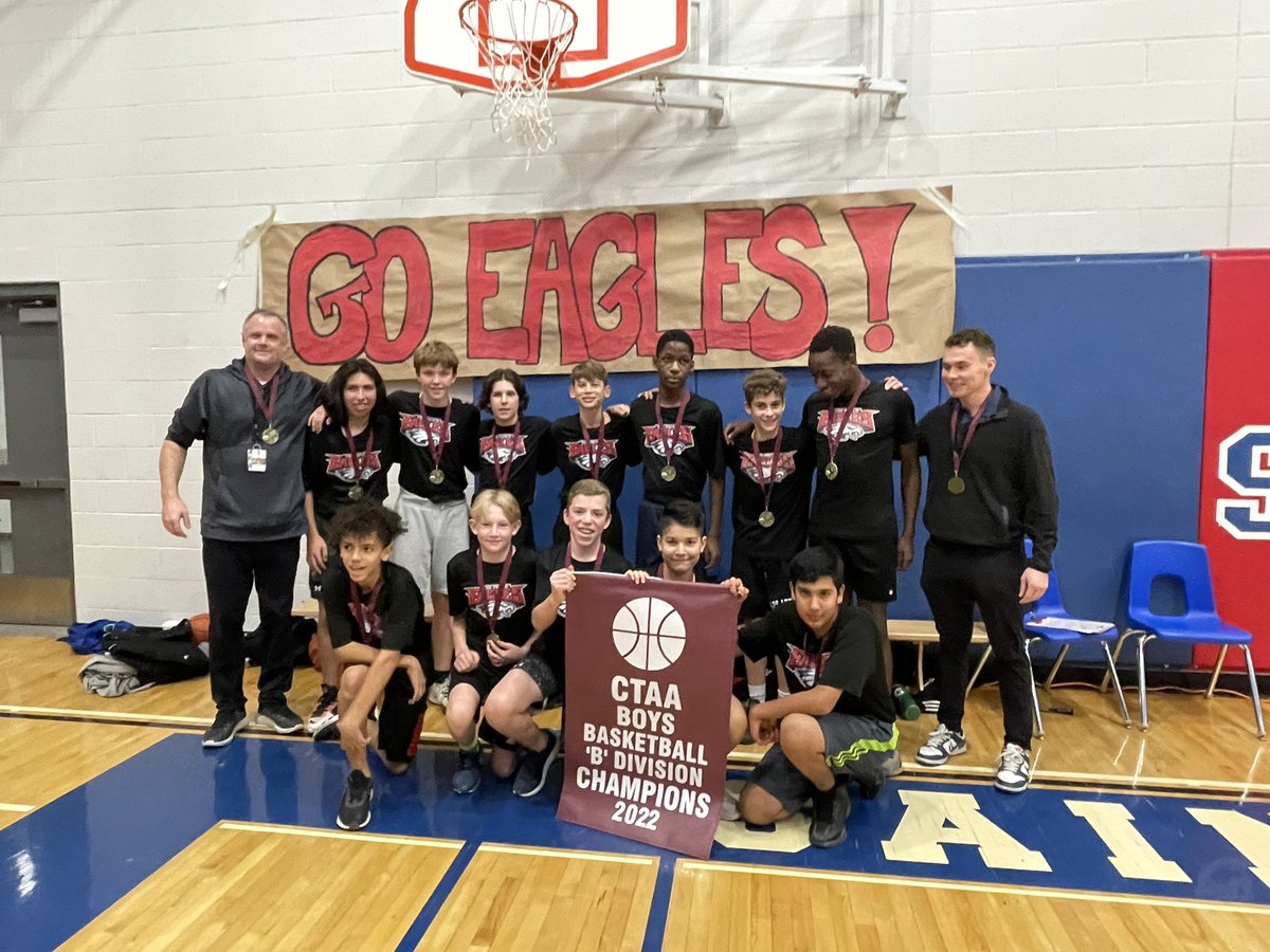 Congratulations to the <a href="/StMargEagles/">St.MargueriteEagles</a> boys on winning the B division <a href="/CTAA_sports/">CTAA</a> championship! Finalists goes to <a href="/StBernBears/">St. Bernadette Catholic School</a>  <a href="/sirvine4/">Sarah Irvine</a>
