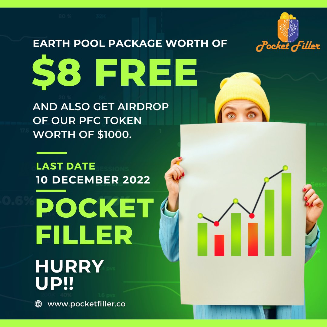 pocketfillerco's tweet photo. Get $8 absolutely free on Registration.
Last Date 10 December 2022
Don't miss this opportunity!!
Register Now!!
https://t.co/R2ANwvd8Or
#pocketfiller #investment #crypto #dollor #mlm #newmlm #autopoolincome #digitalmarketing #Cryptocurency #onlineearning #Airdrop #freetoken https://t.co/xFT3Q9OZei