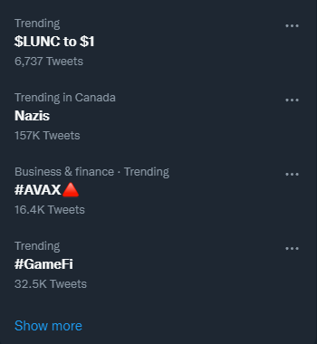 $LUNC to $1 trending is the power of cryptoking burn and build community 🔥

Thousands of new eyes are watching #LUNC right now 👀

Lets keep this going 🔥