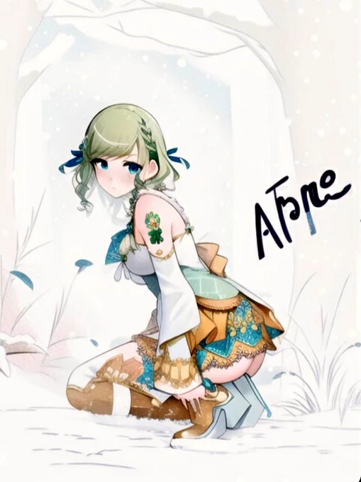 話題のAIさんがあたしの絵をおしり丸出しにしてくれた 