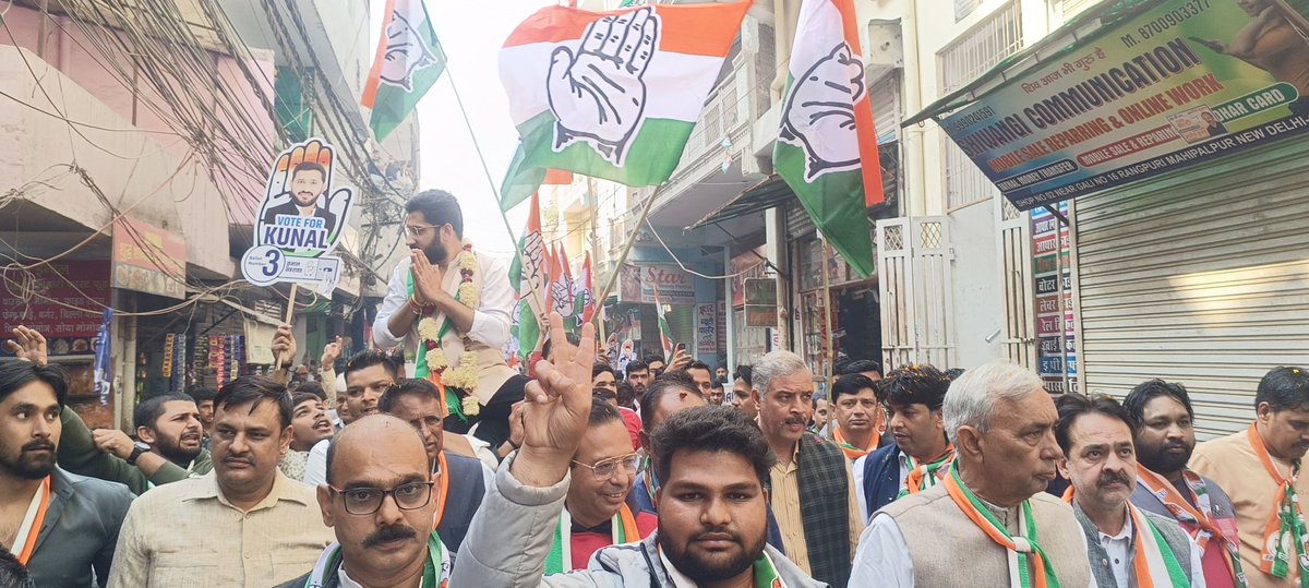 DivonAugustine's tweet photo. Thank you all for supporting Kunal bhaiya @Kunalsehrawat8 (NSUI Delhi State President) and making his campaigns a great success. Please shower your love for him tomorrow. 
Dear voters of Mahipalpur, Kunal Sehrawat is your man.
#Voteforkunal #VoteForCongress #AbAaegaBadlav https://t.co/xOhNX3NHFI