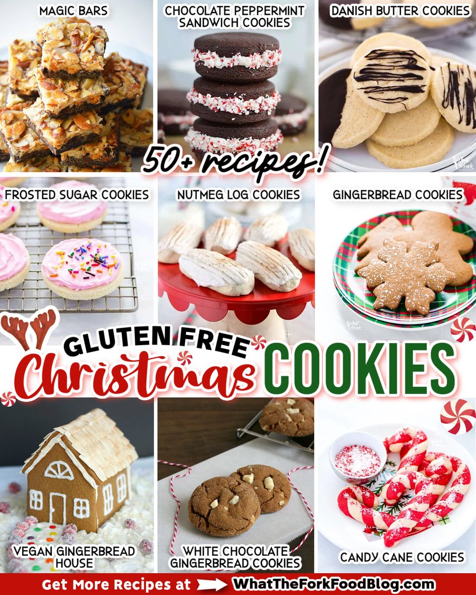50+ Gluten Free Christmas Cookies to make this holiday season! Which one are you making first??

➡️ GET THE RECIPES: whattheforkfoodblog.com/2016/12/11/glu…