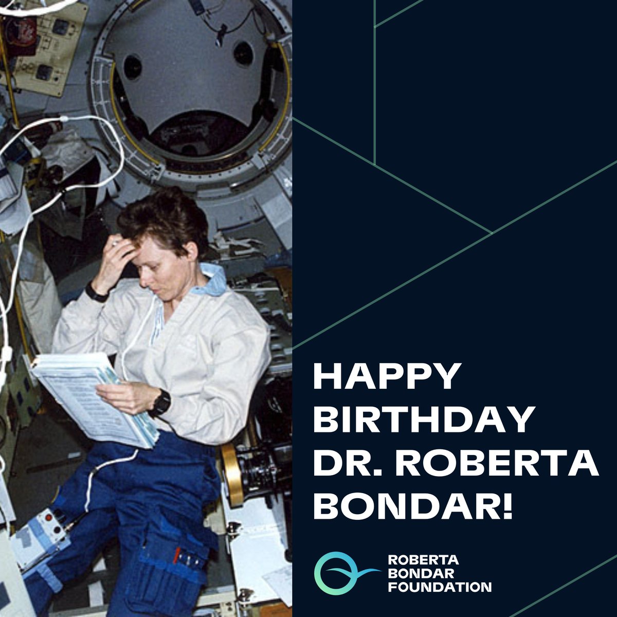 RBondarFdn's tweet photo. It’s Roberta Bondar’s birthday! Dr. Bondar’s curiosity for science and the environment—through her nature photography, her fieldwork with migratory birds, and her work as an astronaut and medical doctor—inspires us every day. How does Dr. Bondar inspire you? https://t.co/NpMGy94ZKp
