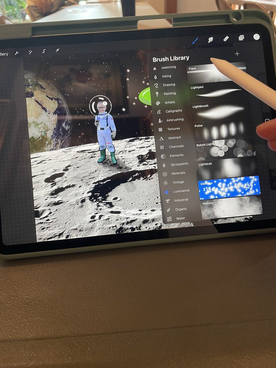 VisualArtsNHS's tweet photo. NHS Art Dept. visits Cliffside Artist Collaborative today in Hinckley to test out their digital art skills using the iPad https://t.co/LvbYWBVKyX