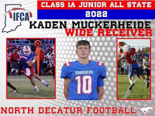 NorthDecaturHS's tweet photo. 2022 IFCA Class 1A All State!  Congratulations Chargers!
#DCCS #chargerpride https://t.co/vkbDspdbpR
