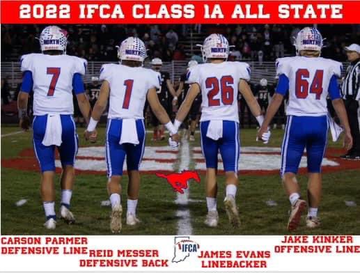 NorthDecaturHS's tweet photo. 2022 IFCA Class 1A All State!  Congratulations Chargers!
#DCCS #chargerpride https://t.co/vkbDspdbpR