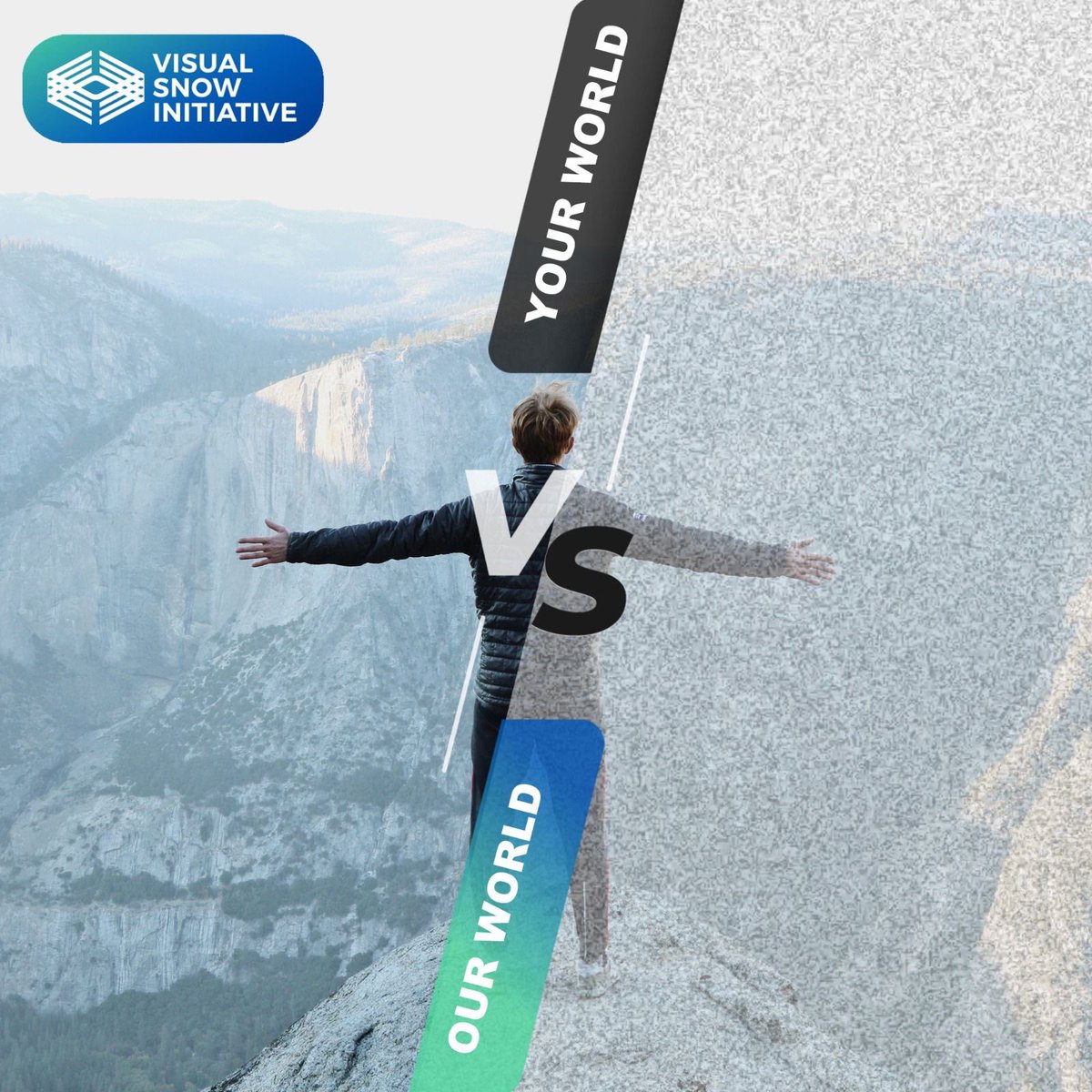 Location: Yosemite National Park, California, USA 🇺🇸

Welcome to the launch of the Visual Snow (VS) Worldwide Project! 🌎

The project will present various portraits of people around the world each week to raise awareness on Visual Snow ❄️🧠
