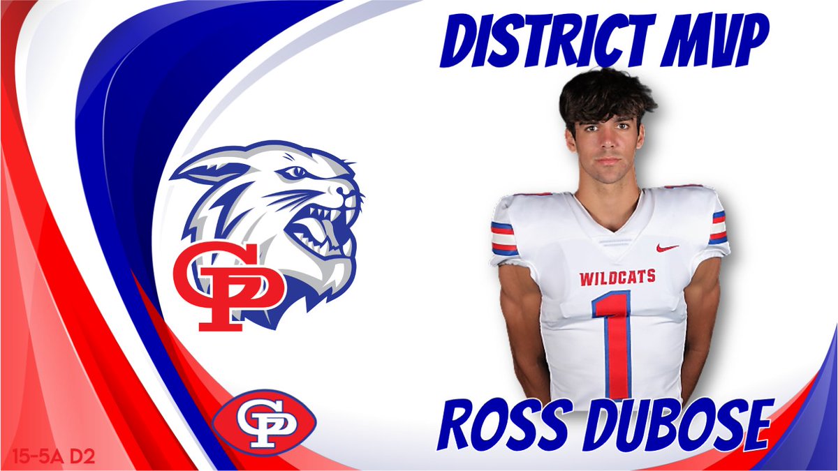 Gregory-Portland Fighting Wildcat Football (@gpwildcatsfb) on Twitter photo ๐ข Ross DuBose, 2022 District co-MVPโผ๏ธ <a href="/GPAthletics1/">G-P Wildcat Athletics</a> <a href="/GPHSwildcats1/">Gregory-Portland High School</a> ๐ข Ross DuBose, 2022 District co-MVPโผ๏ธ <a href="/GPAthletics1/">G-P Wildcat Athletics</a> <a href="/GPHSwildcats1/">Gregory-Portland High School</a>