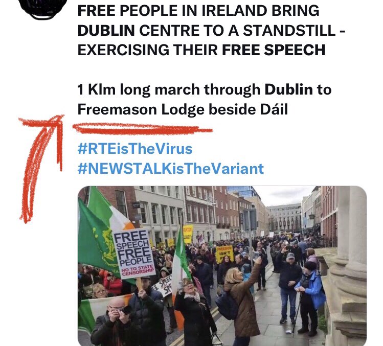 MariaNiCholmain's tweet photo. #RunMasonsRun
#RunDavosManRun
#FreeSpeech https://t.co/fUppDatfu0