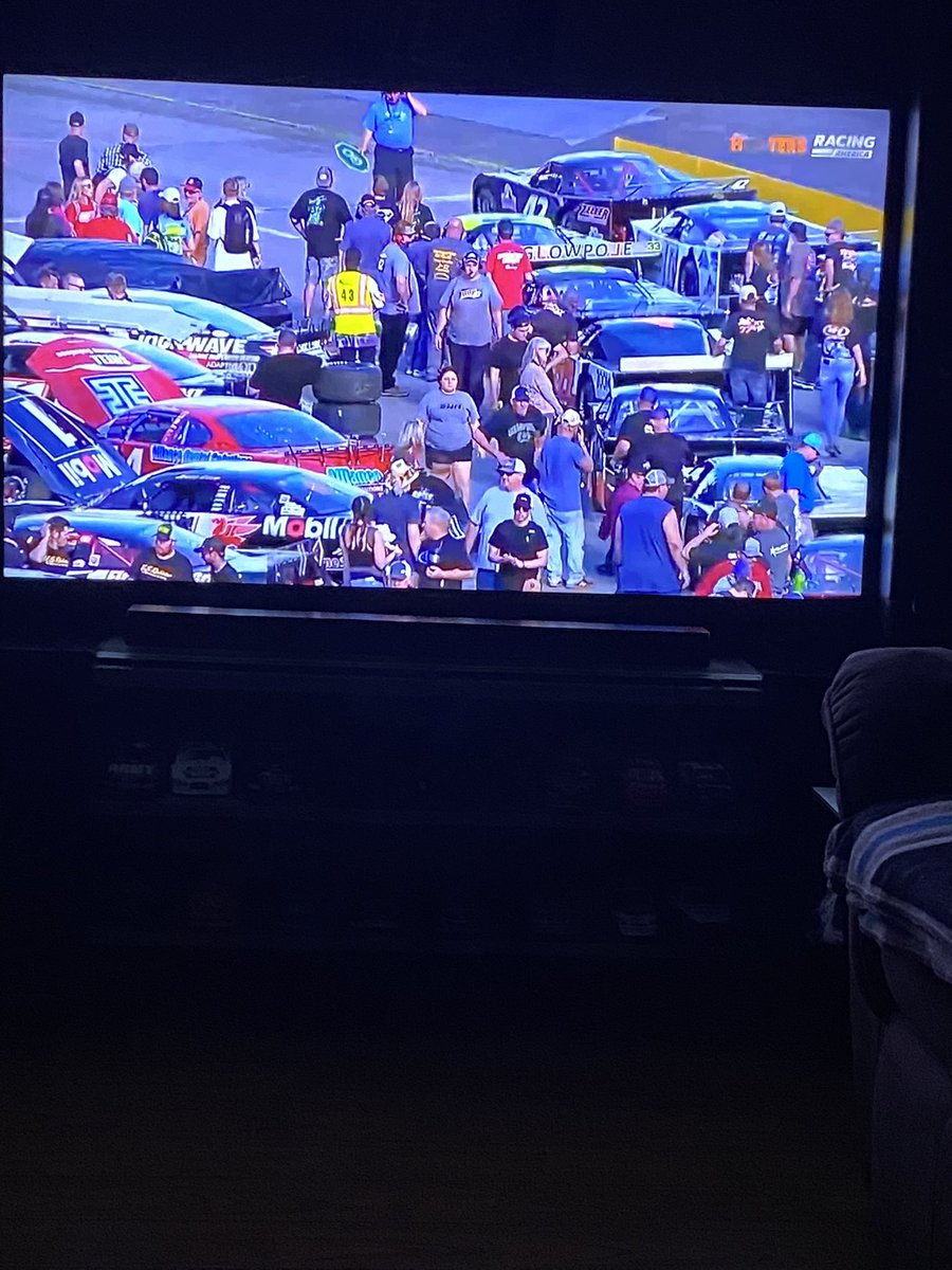 racetime1's tweet photo. @RacingAmerica Cheering on the Canadians from Riverview NB https://t.co/znexzTitOg