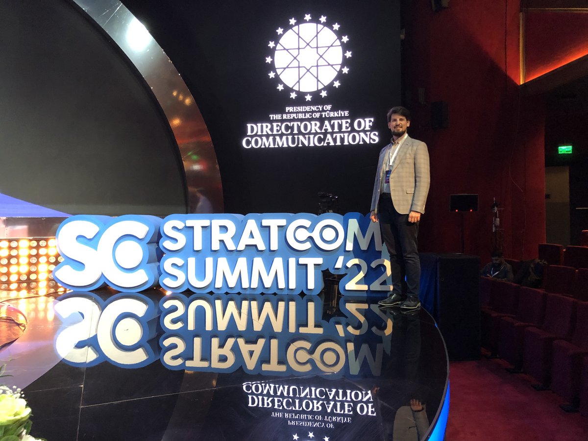 AlperenZengin69's tweet photo. It was a pleasure to attend the #StratcomSummit22 as invited guests, which was organized by @Communications .The theme of the summit this year was "Strategic Communication in the Age of Uncertainty". Very important speakers shared their experiences in the field of #communication. https://t.co/dJyuzlGYWm
