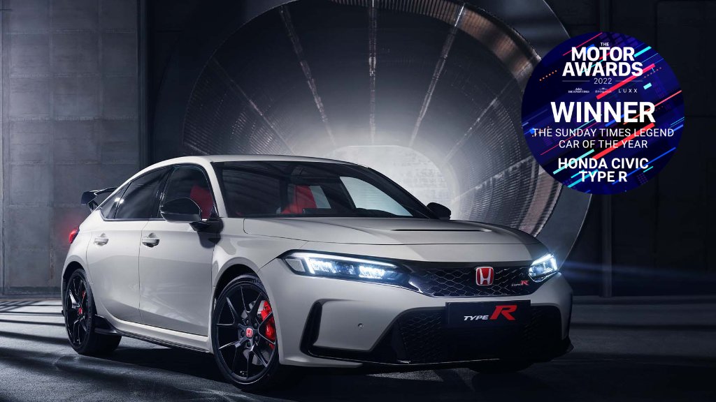 Honda_UK's tweet photo. “The Civic Type R was first introduced back in 1997 and over the last 25 years, every version has been incredibly rewarding to drive . Honda Civic Type R, we salute you and your enviable heritage.” 

The Sunday Times have awarded the Type R the Sunday Times Legend Award. https://t.co/AKJdozh6rR