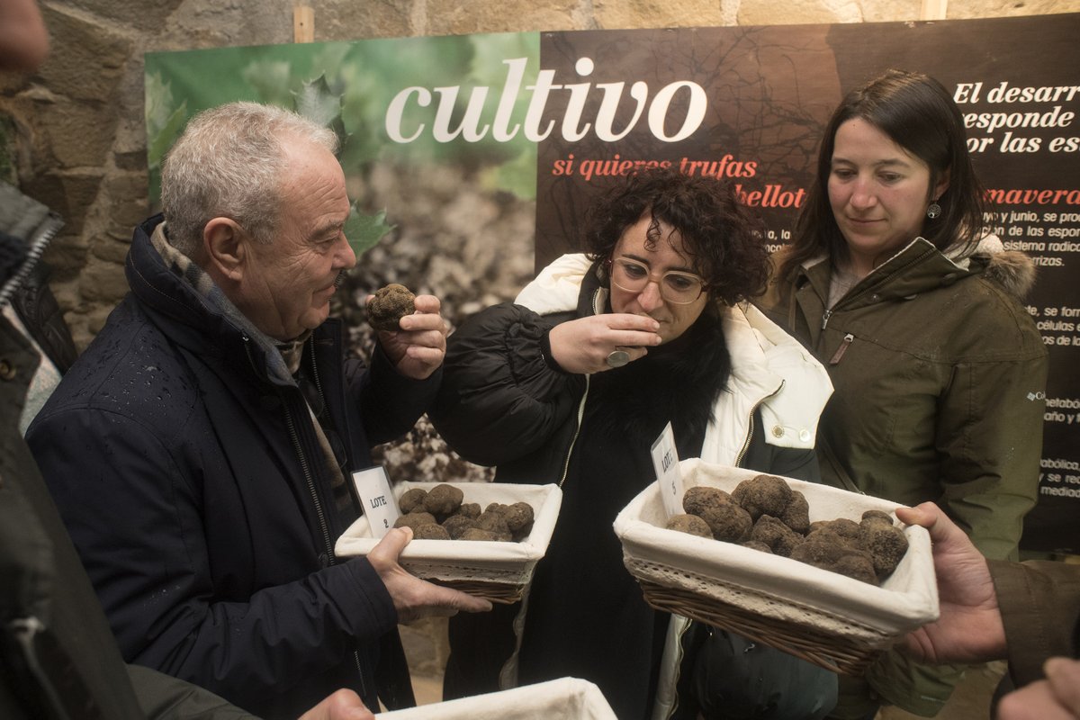 👉Inauguración del Mercado de la Trufa Fresca de #Graus.

🗣️ Miguel Gracia, Presidente #DPHuesca: "la truficultura ha permitido mantener las puertas de casas abiertas que corrían el peligro de sumarse a esas tantas que han ido cerrando en zona rural”.