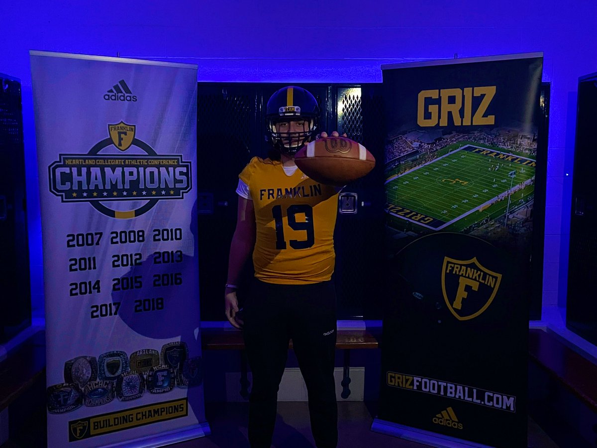 mannymo1919's tweet photo. After a great visit with @AlanHensell I am extremely excited to say I have received an offer from Franklin College! Huge thank you to @CoachK_Ski and the rest of the @FCGrizFootball coaching staff for this opportunity! https://t.co/oFTGStih2M