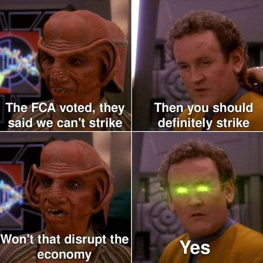 LaterCapitalism's tweet photo. Strike https://t.co/qxO4ciumAn