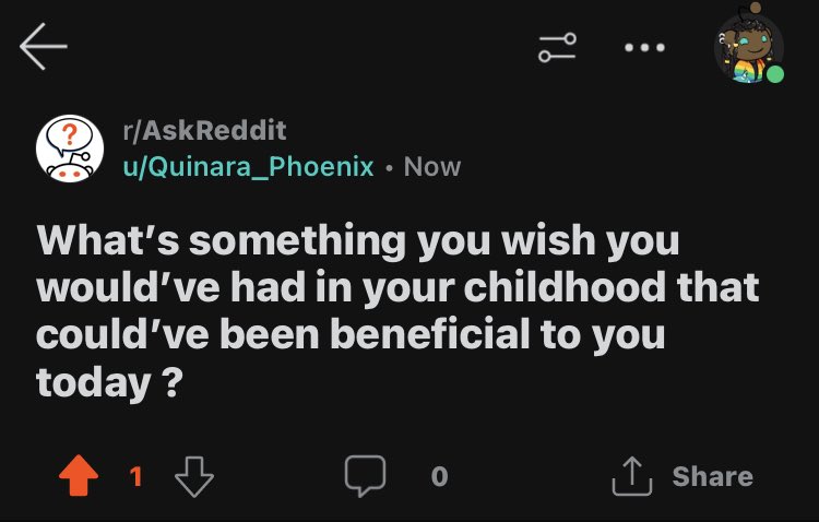 Alright y’all it’s time for a little #QandAwithQuinara Now this can be anything (an item, a person, a social concept). Whatever you think would’ve helped you or made things easier as you were growing up