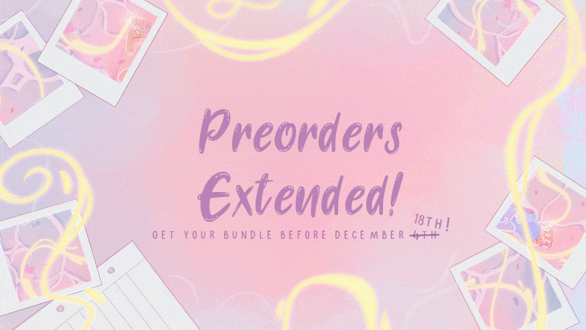 🌸 Great news! We know not everyone got to get their zines so we've extended preorders until December 18th. That's just two weeks, so be sure to grab yours today. ✨

💫 Shop here ➵ querenciazine.bigcartel.com